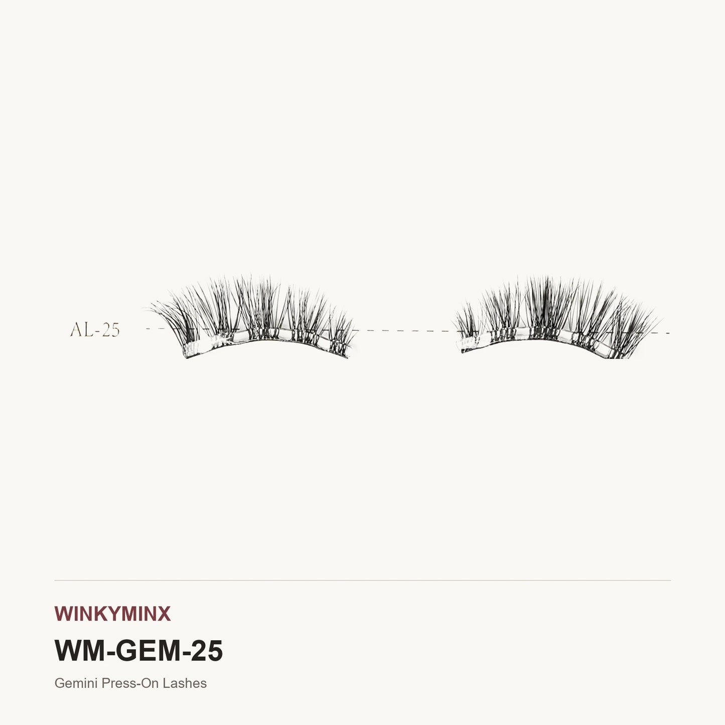 Gemini Press-On Lashes, style AL-25
