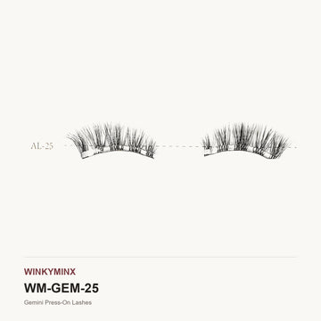 Gemini Press-On Lashes, style AL-25