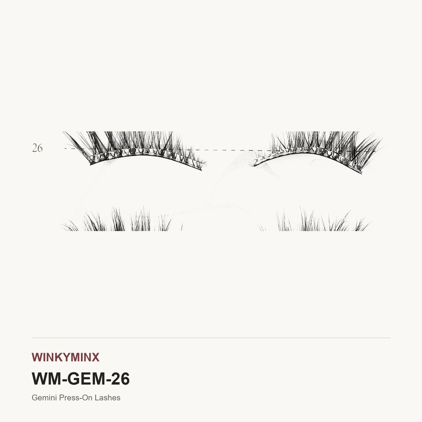Gemini Press-On Lashes, style AL-26