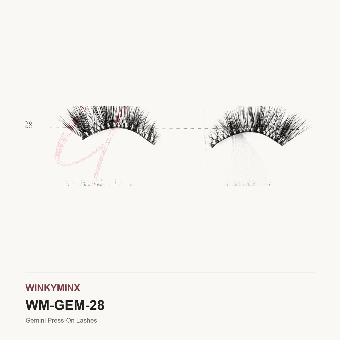 Gemini Press-On Lashes, style AL-28
