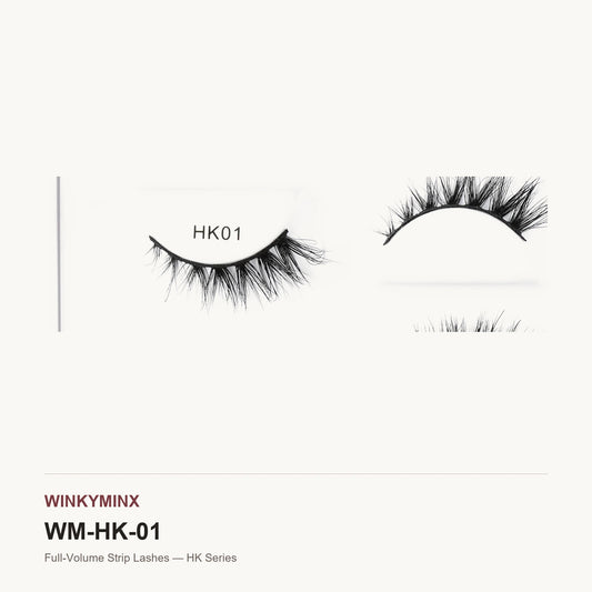 Full-Volume Strip Lashes — HK Series, style HK01
