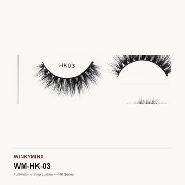 Full-Volume Strip Lashes — HK Series, style HK03