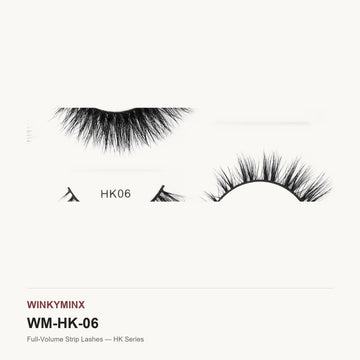 Full-Volume Strip Lashes — HK Series, style HK06