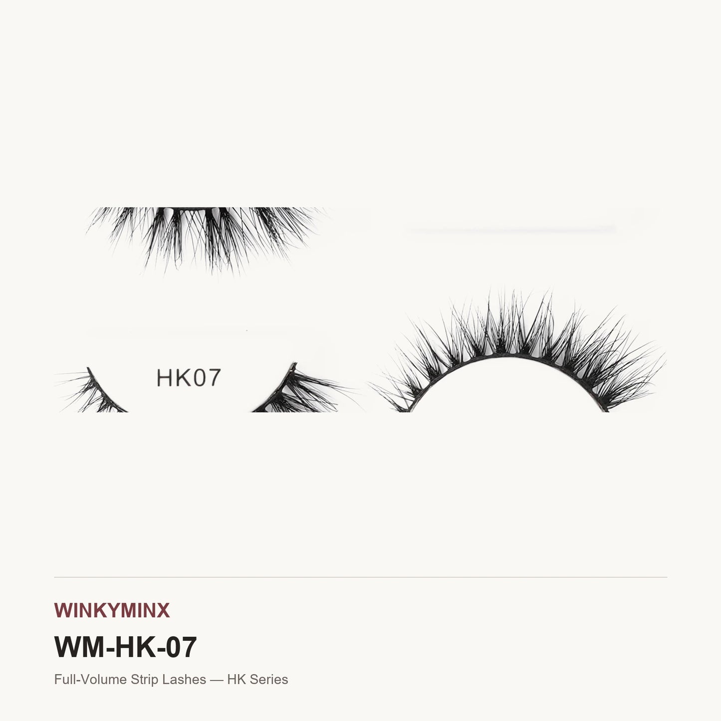 Full-Volume Strip Lashes — HK Series, style HK07