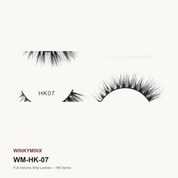 Full-Volume Strip Lashes — HK Series, style HK07