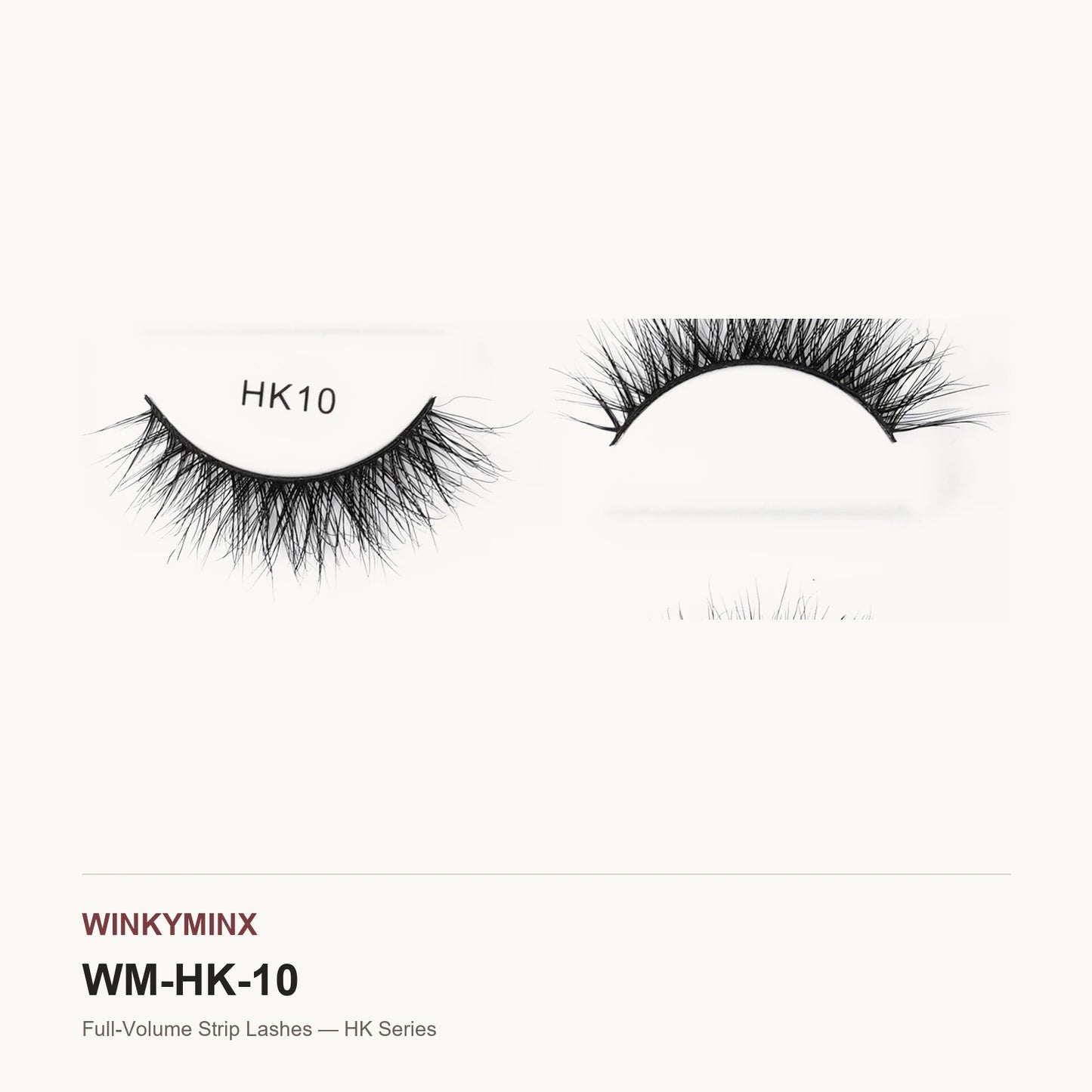 Full-Volume Strip Lashes — HK Series, style HK10