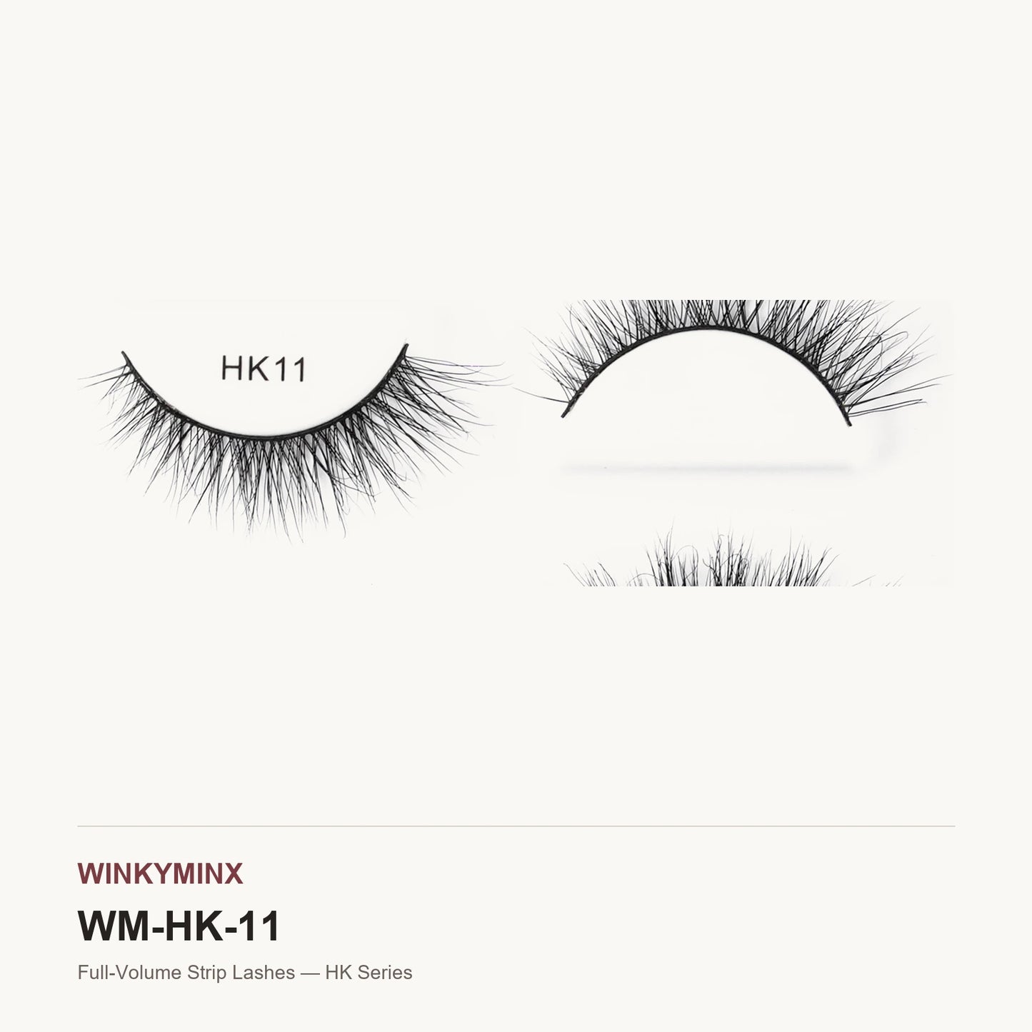 Full-Volume Strip Lashes — HK Series, style HK11