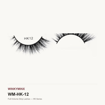 Full-Volume Strip Lashes — HK Series, style HK12