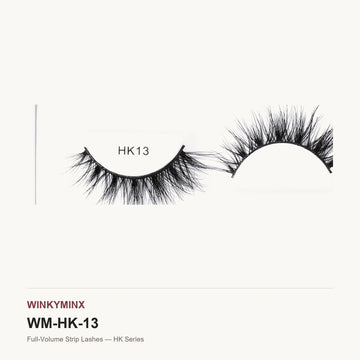 Full-Volume Strip Lashes — HK Series, style HK13