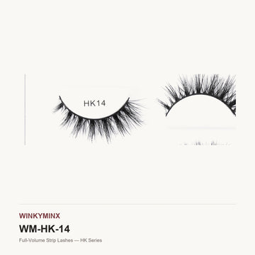 Full-Volume Strip Lashes — HK Series, style HK14