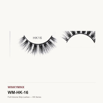 Full-Volume Strip Lashes — HK Series, style HK16