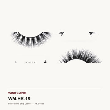 Full-Volume Strip Lashes — HK Series, style HK18