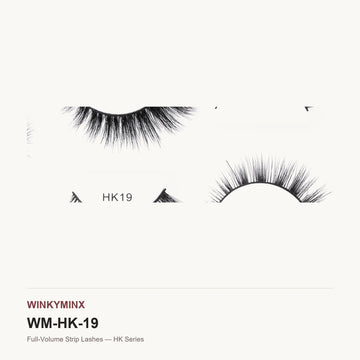Full-Volume Strip Lashes — HK Series, style HK19