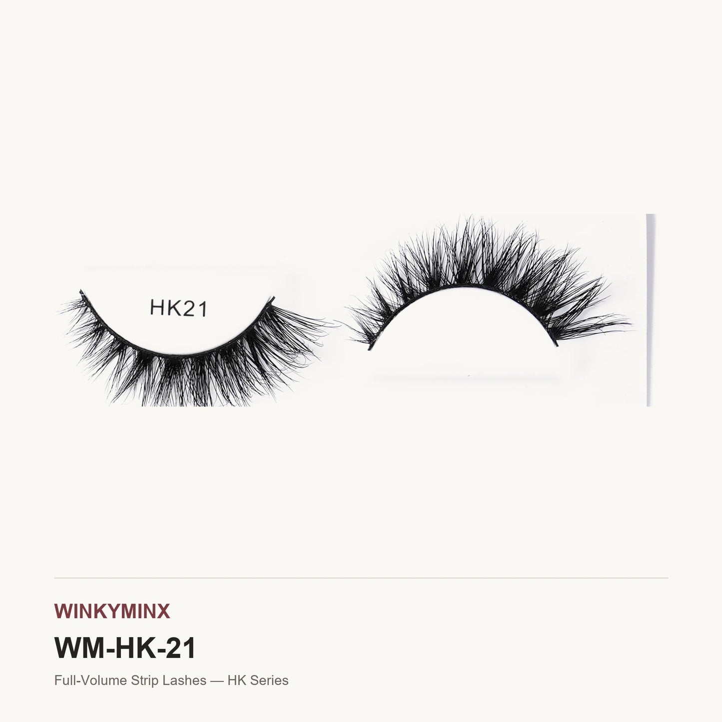 Full-Volume Strip Lashes — HK Series, style HK21