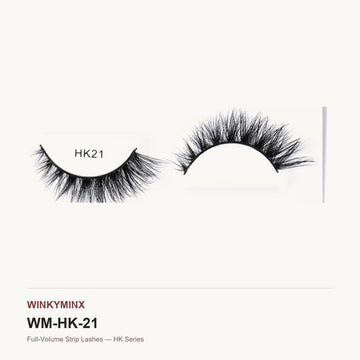 Full-Volume Strip Lashes — HK Series, style HK21