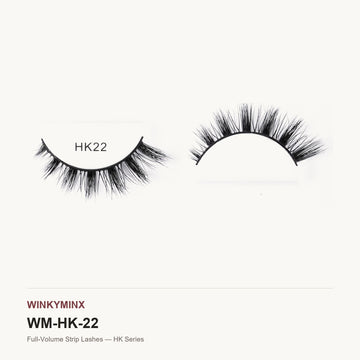 Full-Volume Strip Lashes — HK Series, style HK22