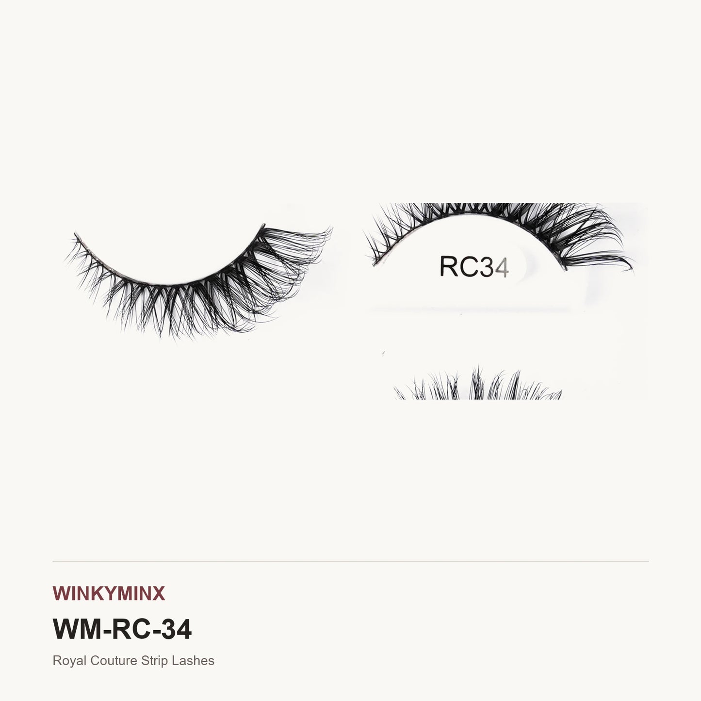 Royal Couture Strip Lashes, style RC34