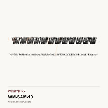 Natural 3D Lash Clusters, style SAM10