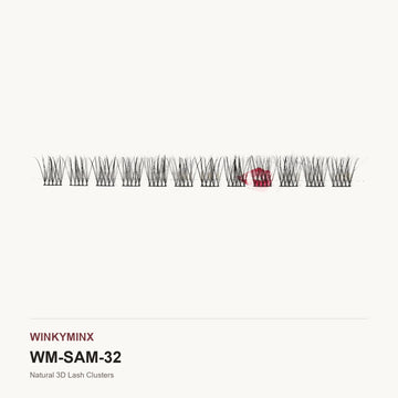 Natural 3D Lash Clusters, style SAM32