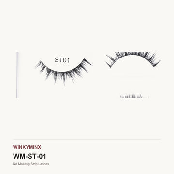 No Makeup Strip Lashes, style ST01