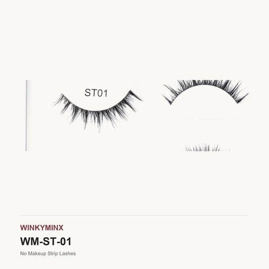 No Makeup Strip Lashes, style ST01