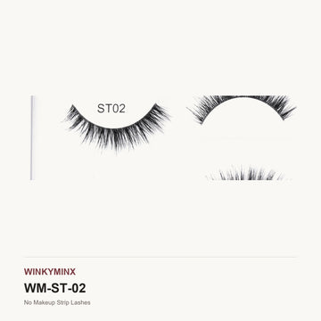No Makeup Strip Lashes, style ST02