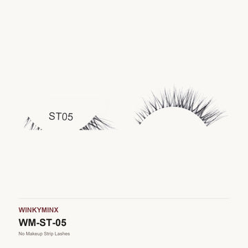 No Makeup Strip Lashes, style ST05