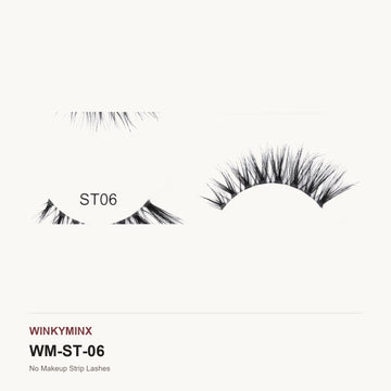 No Makeup Strip Lashes, style ST06