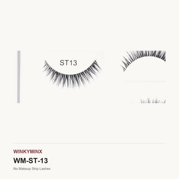 No Makeup Strip Lashes, style ST13