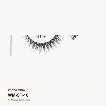 No Makeup Strip Lashes, style ST16