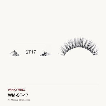No Makeup Strip Lashes, style ST17