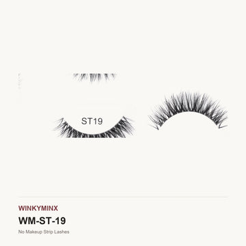No Makeup Strip Lashes, style ST19
