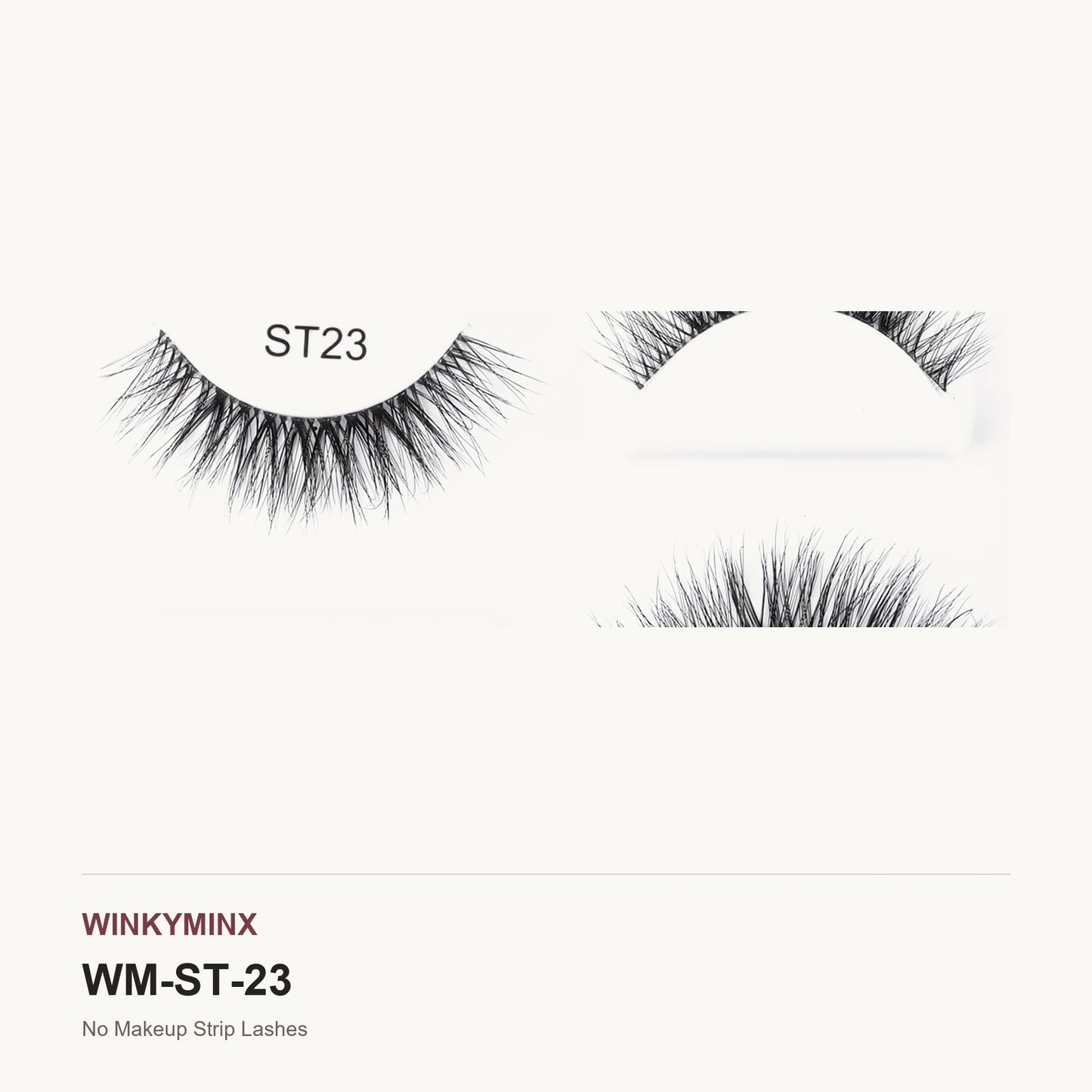 No Makeup Strip Lashes, style ST23