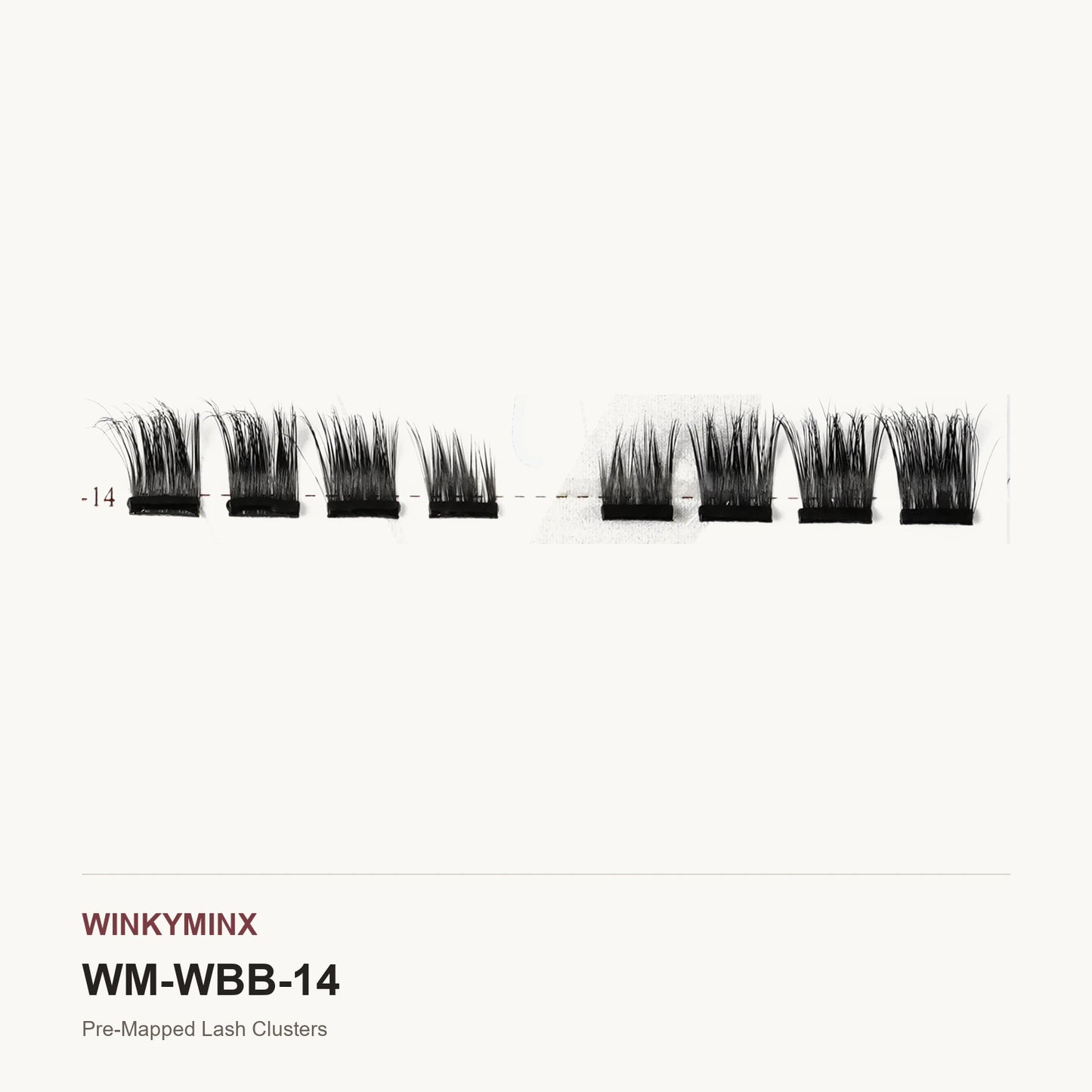Pre-Mapped Lash Clusters, style WBB-14