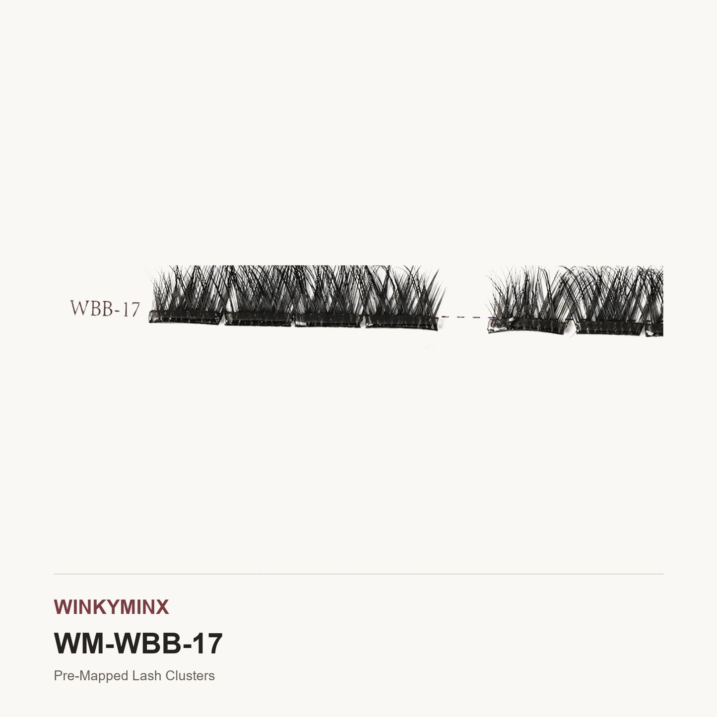 Pre-Mapped Lash Clusters, style WBB-17