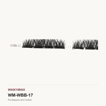 Pre-Mapped Lash Clusters, style WBB-17