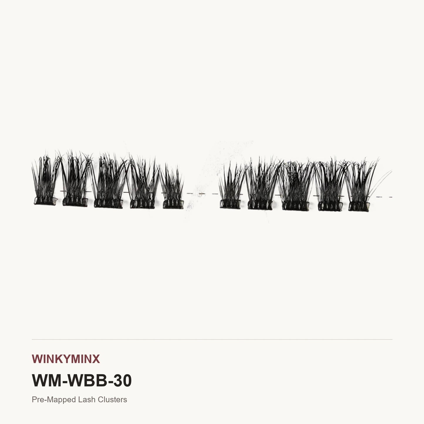 Pre-Mapped Lash Clusters, style WBB-30