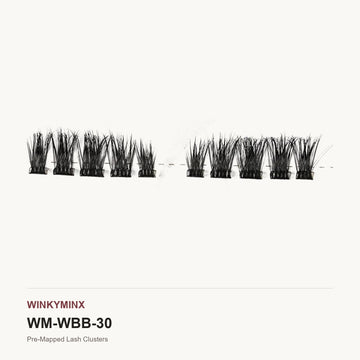 Pre-Mapped Lash Clusters, style WBB-30